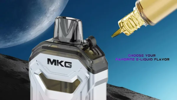 MKG 智能注油小煙主機｜液晶顯示精準監控數據 多檔調節結合 POWER 模式爆發 20ml巨量裝載 通用小煙煙油