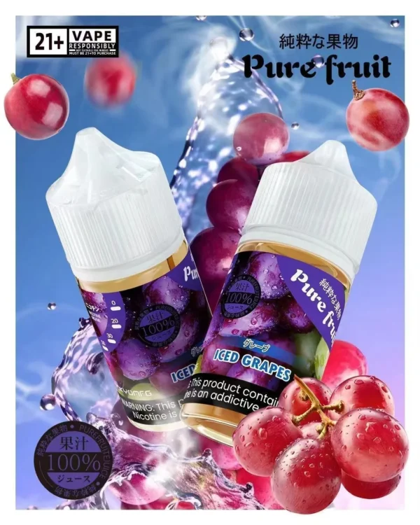 Pure Fruit 純粹果物 煙油｜日本原裝進口 30ml現榨果汁感 清爽順喉不膩口 適配各類注油小煙主機