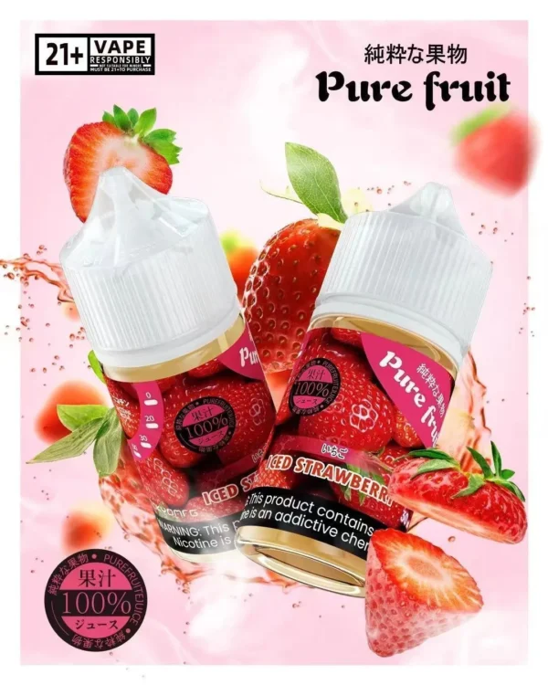 Pure Fruit 純粹果物 煙油｜日本原裝進口 30ml現榨果汁感 清爽順喉不膩口 適配各類注油小煙主機