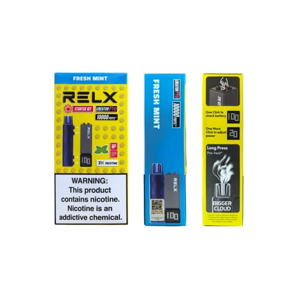 RELX 悅刻 Creator 積木 7000口｜3%尼古丁鹽 6ml儲油倉 拋棄式電子煙入門組
