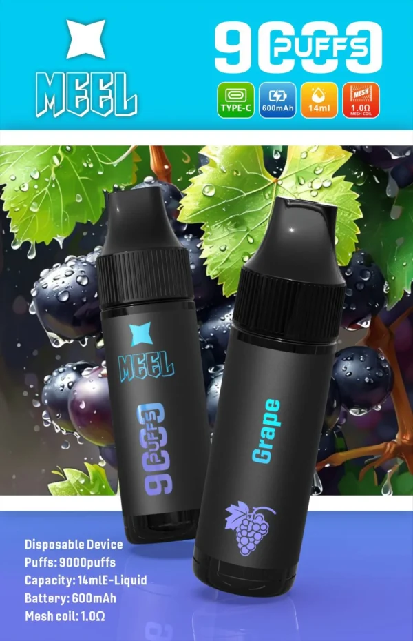 MEEL Marbo 旗艦級 9000口 拋棄式電子煙｜14ml 巨量油倉 Mesh 網芯強效霧化