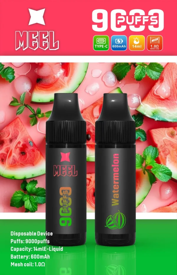 MEEL Marbo 旗艦級 9000口 拋棄式電子煙｜14ml 巨量油倉 Mesh 網芯強效霧化