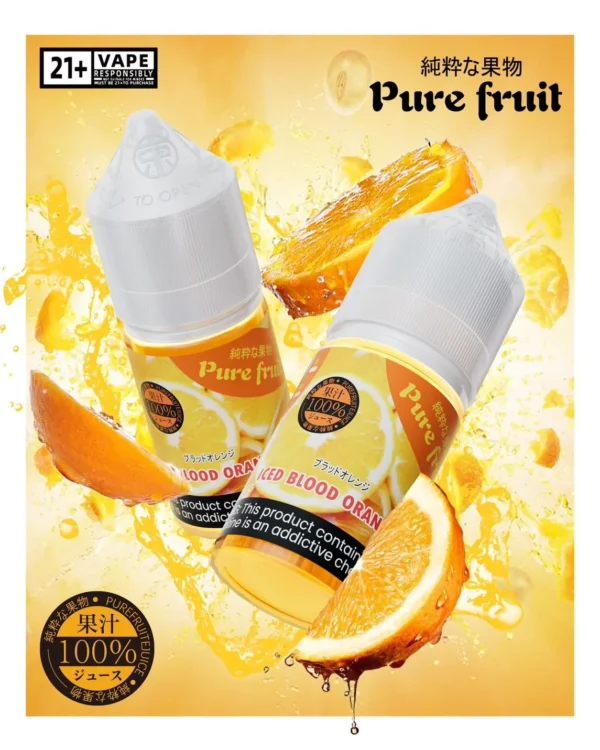 Pure Fruit 純粹果物 煙油｜日本原裝進口 30ml現榨果汁感 清爽順喉不膩口 適配各類注油小煙主機