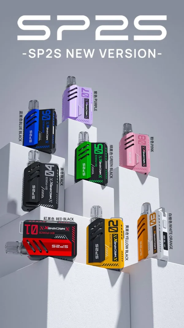 SP2S MAX 思博瑞 專用換彈主機｜內建高清顯示螢幕即時監控 6W-17W寬幅功率調節 800mAh大電量 適配專用MAX煙彈