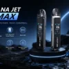 【買1贈煙油】LANA / ILIA-JETMAX 聯名 側注油主機套裝｜1.47吋彩色大螢幕 1200mAh戰鬥續航 可調氣流系統 通用小煙煙油