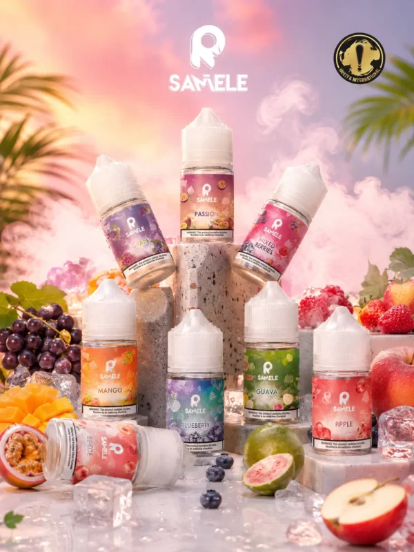 SAMELE 冰釀 煙油 30ml｜擊喉感紮實飽滿 純粹冰感還原 水果原汁體驗 通用注油小煙主機