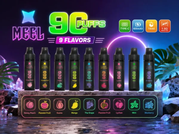 MEEL Marbo 旗艦級 9000口 拋棄式電子煙｜14ml 巨量油倉 Mesh 網芯強效霧化