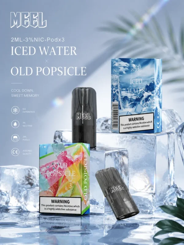 MEEL 一代通用煙彈｜2ml 巨量裝 升級陶瓷霧化芯 3% 尼古丁鹽黃金比例 完美適配一代主機