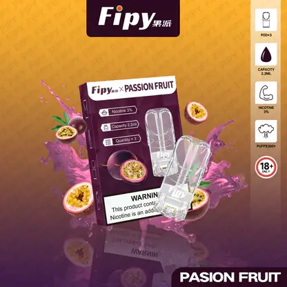 【買三贈主機】Fipy 果派 一代通用煙彈｜2.2ml大容量 3%尼古丁鹽 頂級陶瓷芯 透明油倉 適配各類一代主機