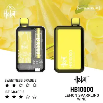 Hebat喜貝拋棄式一次性10000口-4.webp Hebat 喜貝 10000口|15ml大容量 LED螢幕顯示 5%尼古丁鹽 支援Type-C快充 拋棄式電子煙