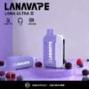 【買3送主機】LANA Ultra II 16000口 專用磁吸換彈拋棄式電子煙｜10ml 大容量 爆汁順滑口感 750mAh 大容量電池支援 Type-C 快充 LED 顯示螢幕