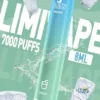 LIMI 7000口 拋棄式電子煙｜3.5% 尼古丁鹽強勁擊喉 冰感水果系列清涼入喉 吸氣發光 LED燈條 650mAh可充電