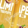 LIMI 7000口 拋棄式電子煙｜3.5% 尼古丁鹽強勁擊喉 冰感水果系列清涼入喉 吸氣發光 LED燈條 650mAh可充電
