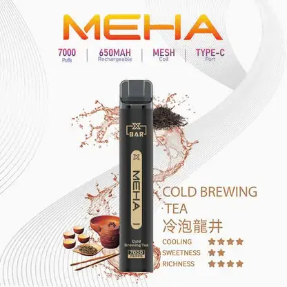 MEHA-XBAR-拋棄式-7000口小黑條-4.webp MEHA XBAR 魅嗨 小黑條 7000口 抛棄式電子煙|Mesh芯爆發力強 3%尼古丁鹽黃金配方 極強冰感體驗 650mAh大電量可充電長效續航