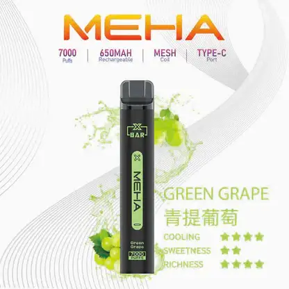 MEHA-XBAR-拋棄式-7000口小黑條-7.webp MEHA XBAR 魅嗨 小黑條 7000口 抛棄式電子煙|Mesh芯爆發力強 3%尼古丁鹽黃金配方 極強冰感體驗 650mAh大電量可充電長效續航
