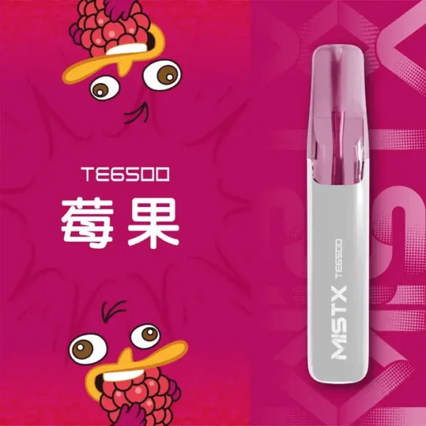 MISTX-鴨嘴獸-TE6500-Puffs-莓果.webp Mist X 鴨嘴獸 6500口 抛棄式電子煙|550mAh大電量可充電續航 2%尼古丁鹽 冰爽水果口味清涼入喉 獨家萌系外觀