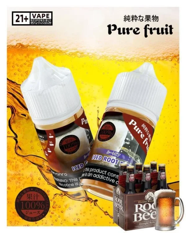 Pure Fruit 純粹果物 煙油｜日本原裝進口 30ml現榨果汁感 清爽順喉不膩口 適配各類注油小煙主機
