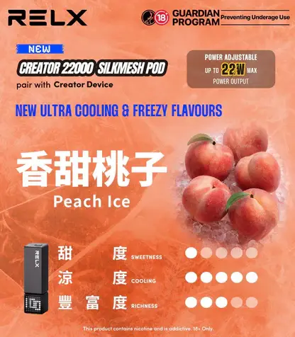 【買四盒送主機】RELX 悅刻 Creator 積木系列 22000口｜獨家樂高DIY潮流外型 專用磁吸換彈 全彩螢幕顯示 12W-22W動態調壓