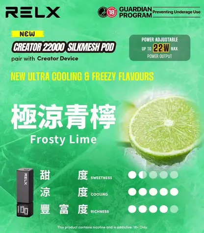 【買四盒送主機】RELX 悅刻 Creator 積木系列 22000口｜獨家樂高DIY潮流外型 專用磁吸換彈 全彩螢幕顯示 12W-22W動態調壓