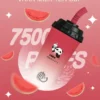 VAKA 奶茶杯 7500口 抛棄式電子煙｜冰感水果奶茶系專屬口味 3%尼古丁鹽順滑擊喉感 15ml 巨量裝x600mAh 可充電續航萌熊貓造型