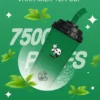 VAKA 奶茶杯 7500口 抛棄式電子煙｜冰感水果奶茶系專屬口味 3%尼古丁鹽順滑擊喉感 15ml 巨量裝x600mAh 可充電續航萌熊貓造型
