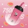 VAKA 奶茶杯 7500口 抛棄式電子煙｜冰感水果奶茶系專屬口味 3%尼古丁鹽順滑擊喉感 15ml 巨量裝x600mAh 可充電續航萌熊貓造型