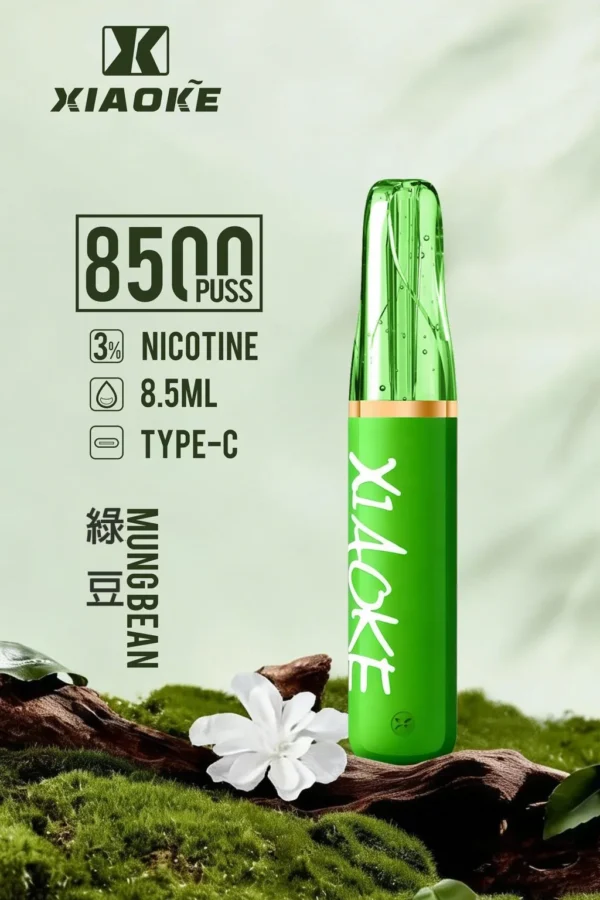 XIAOKE 梟客 8500口｜8.5ml儲油量 3%尼古丁鹽 支援Type-C充電 拋棄式電子煙