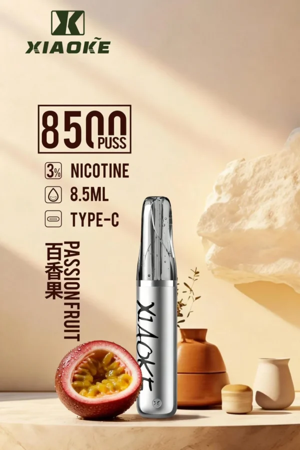 XIAOKE 梟客 8500口｜8.5ml儲油量 3%尼古丁鹽 支援Type-C充電 拋棄式電子煙