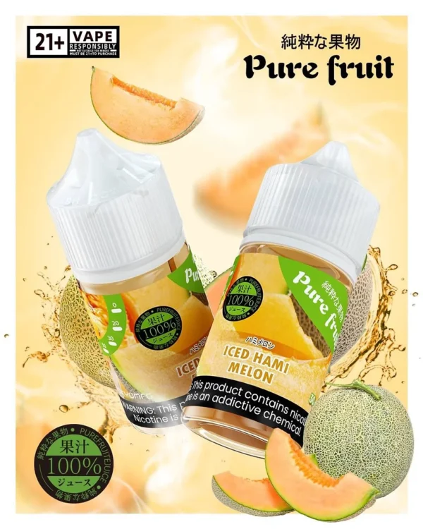 Pure Fruit 純粹果物 煙油｜日本原裝進口 30ml現榨果汁感 清爽順喉不膩口 適配各類注油小煙主機