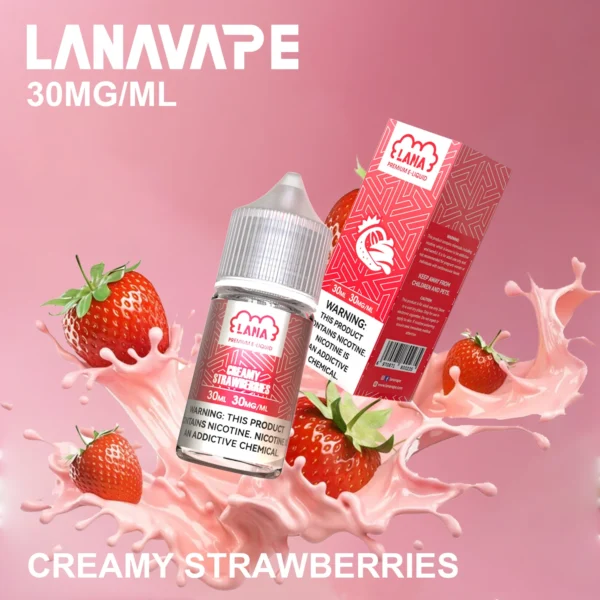 LANA 拉娜 煙油 30ml｜30mg尼古丁鹽紮實滿足感 口感層次分明 回韻清甜不化學 適配各類通用注油小煙主機