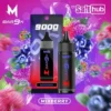 Marbo Bar 9000口｜14ml大容量 Mesh網狀霧化芯 自定義可調氣流 拋棄式電子煙