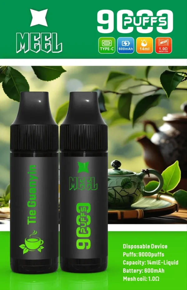 MEEL Marbo 旗艦級 9000口 拋棄式電子煙｜14ml 巨量油倉 Mesh 網芯強效霧化