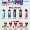 MEHA 魅嗨 TITAN 泰坦 15000口 專用換彈式主機｜15ml 巨量裝載 大煙霧不焦味 3% 尼古丁鹽完美擊喉 600mAh 續航 專用 TITAN 煙彈