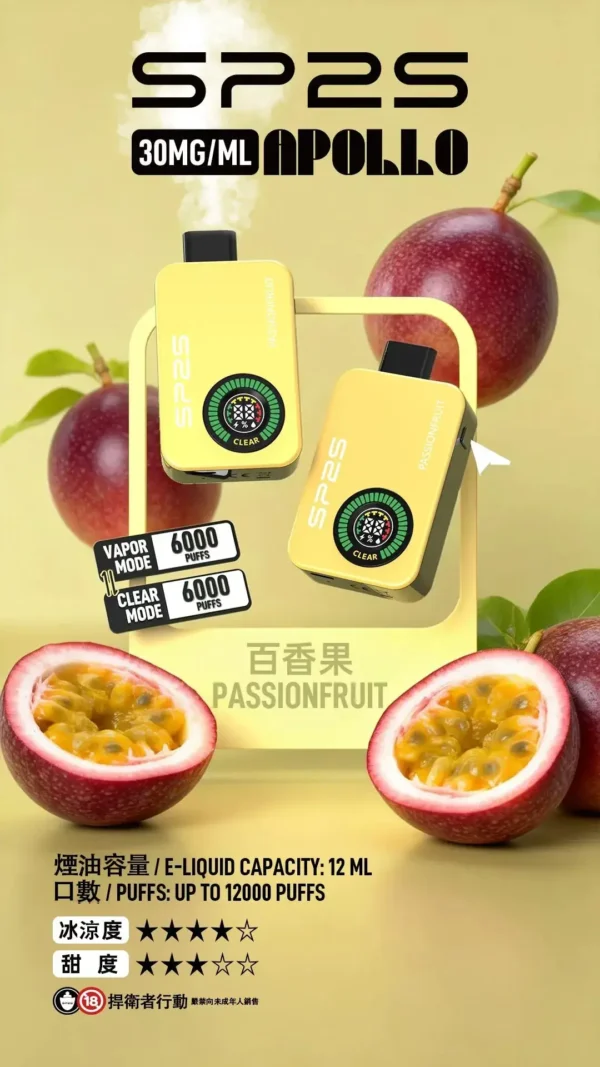 sp2snew2.webp SP2S 12000口 拋棄式電子煙|9W/13.6W雙檔調壓 12ml大容量油艙 30mg尼古丁鹽 650mAh大電量 支援Type-C快充