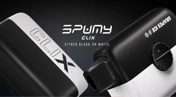 spumy_clix_6000_dispsable-compressed_1920x.webp 【買2贈主機】SPUMY 冰熊 7500口 專用磁吸換彈拋棄式電子煙|10ml滿載 600mAh強勁續航 Type-C閃電快充 Mesh Coil霧化技術