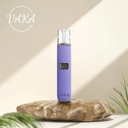 VAKA 義大利真皮 一代通用主機｜智能LED顯示螢幕 380mAh長效快充技術 8W-10W雙檔功率調節 穩定輸出不波動 適配一代煙彈