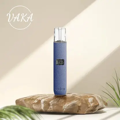 VAKA 義大利真皮 一代通用主機｜智能LED顯示螢幕 380mAh長效快充技術 8W-10W雙檔功率調節 穩定輸出不波動 適配一代煙彈