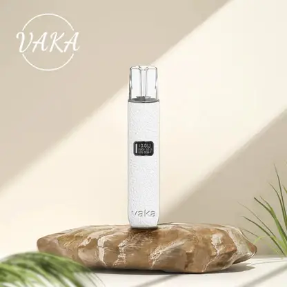 VAKA 義大利真皮 一代通用主機｜智能LED顯示螢幕 380mAh長效快充技術 8W-10W雙檔功率調節 穩定輸出不波動 適配一代煙彈