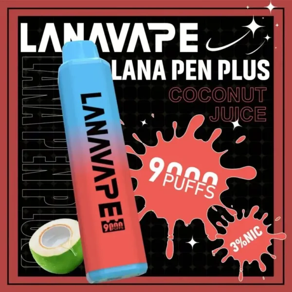 圖片_20260721191447-768x768-1.webp LANA PEN PLUS 9000口|3%尼古丁鹽 15ml儲油 650mAh Mesh網芯 Type-C充電