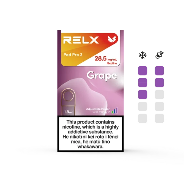 多汁葡萄.webp 【買三盒加購350贈主機 買十贈二】RELX 悅刻 六代煙彈|防漏磁吸結構 3%-5%尼古丁鹽 升級陶瓷網狀芯 適配四/五/六代主機