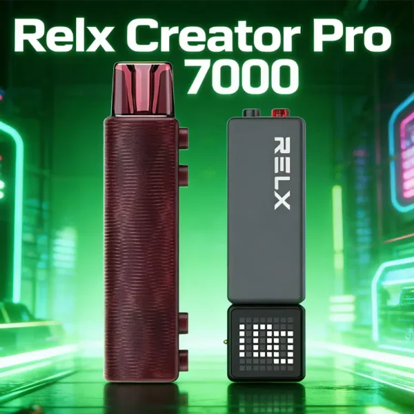 RELX 悅刻 Creator 積木 7000口｜3%尼古丁鹽 6ml儲油倉 拋棄式電子煙入門組