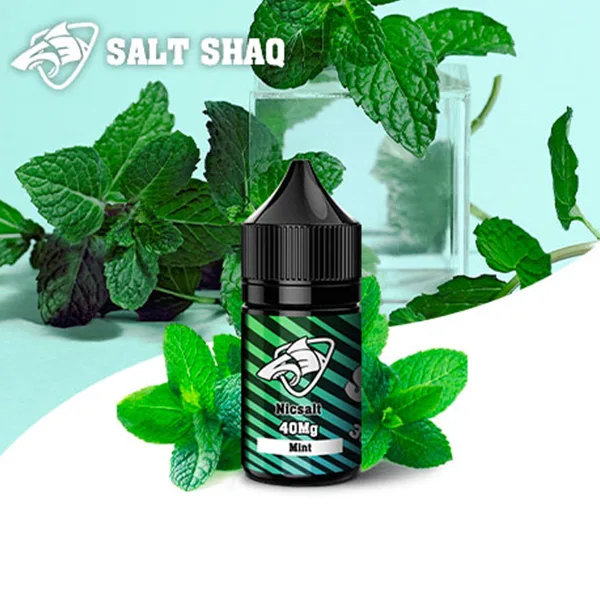 鯊克-煙油-薄荷 SALTSHAQ 鯊克 煙油 30ml|極致爆爽涼感 多層次水果 酸甜平衡不膩口 40mg尼古丁鹽 擊喉感巔峰 適配各類注油小煙主機