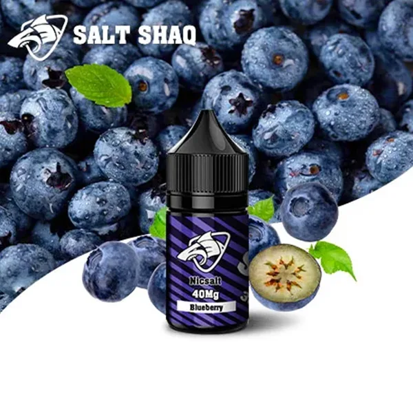 鯊克-煙油-藍莓 SALTSHAQ 鯊克 煙油 30ml|極致爆爽涼感 多層次水果 酸甜平衡不膩口 40mg尼古丁鹽 擊喉感巔峰 適配各類注油小煙主機